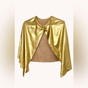 Gold Metallic Cape